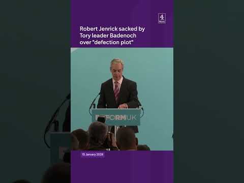 Jenrick sacked by Tory leader Badenoch over ‘defection plot’