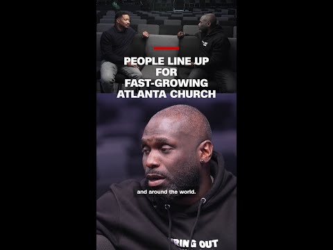 People line up for fast-growing Atlanta church