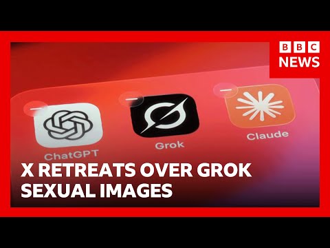 X to stop Grok AI from undressing images of real people after backlash | BBC News