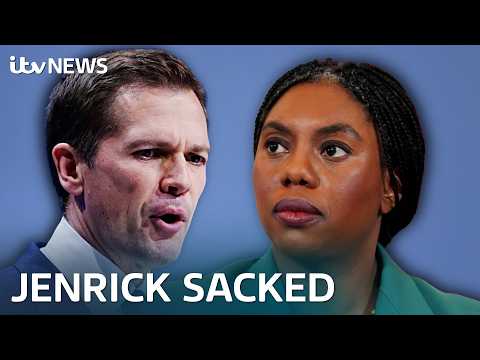 Nigel Farage reacts after Robert Jenrick sacked by Kemi Badenoch | ITV News