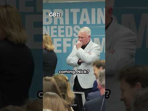 WATCH: Nigel Farage laughs off awkward gaffe as he announces Robert Jenrick’s defection