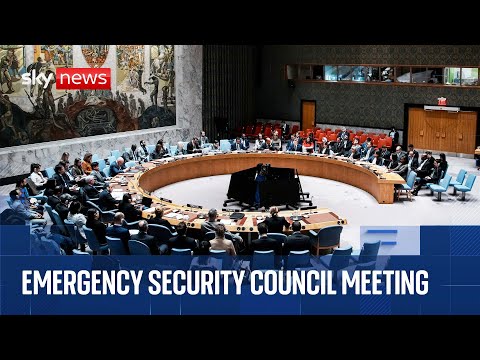 UN Security Council emergency meeting on Iran
