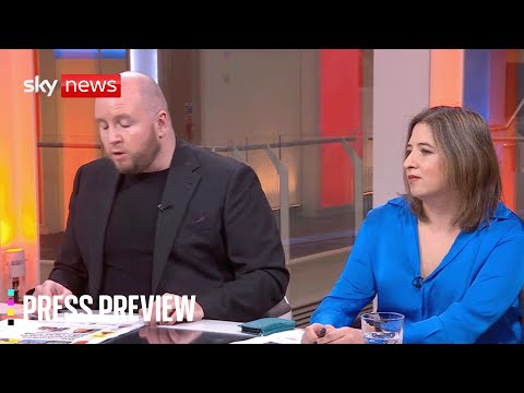 Henry Hill and Rachel Cunlife  | Sky News Press Preview