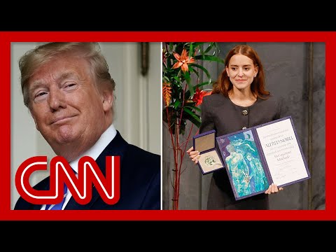 Venezuela’s Machado ‘presented’ Trump with her Nobel Peace Prize medal