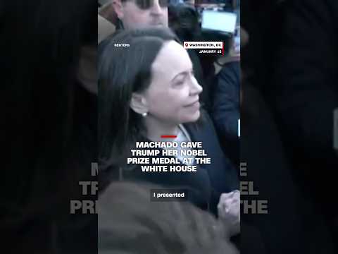 Machado gave Trump her Nobel prize medal at the White House