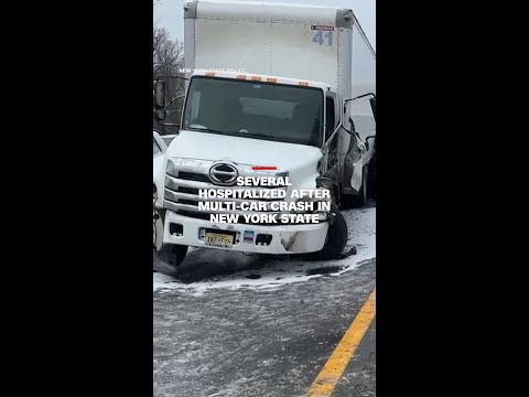 Several hospitalized after multi-car crash in New York State