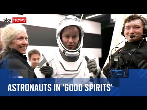 Space crew successfully returned to earth after medical evacuation