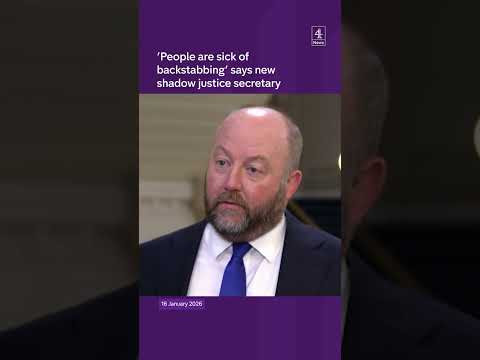 New shadow justice secretary appointed by Tory Party