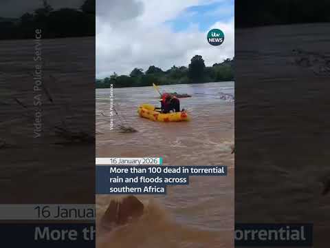Over 100 people killed and thousands evacuated as floods sweep Southern Africa | ITV News