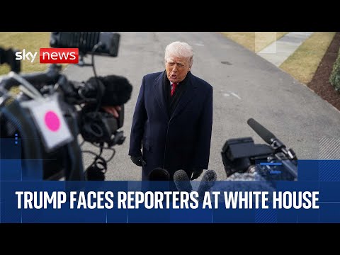 Trump takes questions on Greenland, Iran, NATO and Minnesota as he heads to Florida | In full