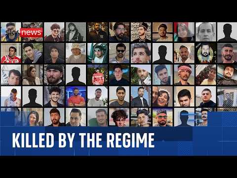 Who were the victims of Iran’s crackdown on anti-regime protests?