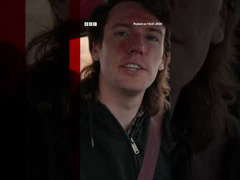 The car was built from two old Chrysler vehicles, one from Canada, the other from the US. #BBCNews