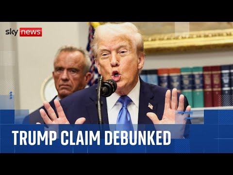 Trump claim linking paracetamol use during pregnancy to autism debunked