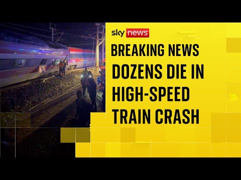 At least 39 die following train crash in Spain