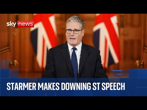 Starmer gives speech after Trump threatens tariffs over Greenland