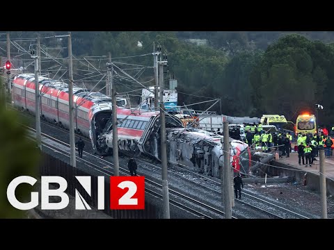 WATCH: Scene of accident where two high-speed trains derailed in Spain