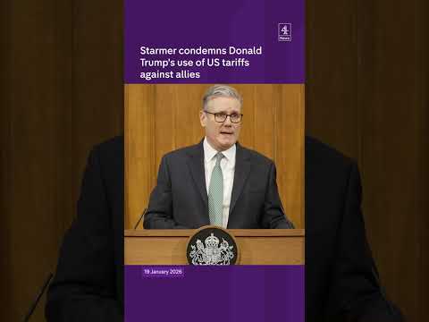 Starmer condemns Donald Trump’s use of US tariffs against allies