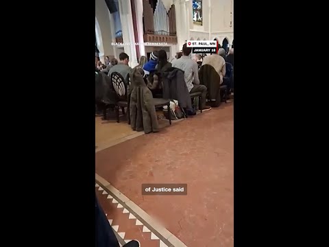 Anti-ICE protest disrupts church service in Minnesota