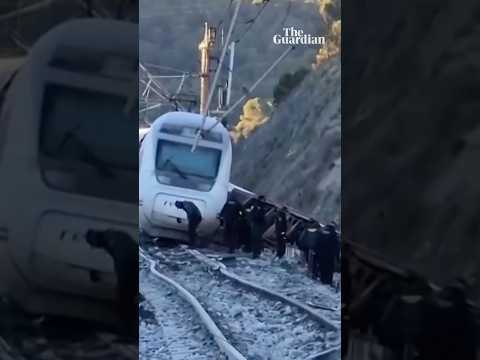 High-speed train crash in Spain leaves at least 39 dead