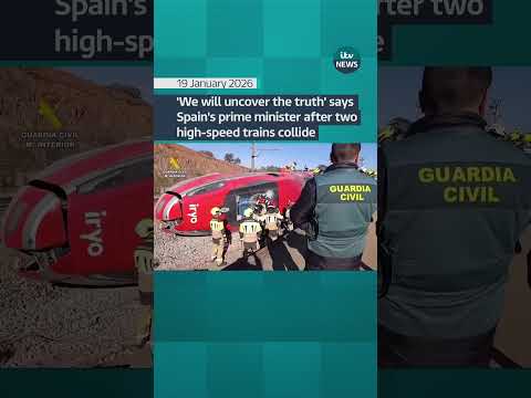‘We will uncover the truth’ says Spain’s prime minister after two high-speed trains collide
