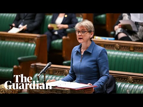 Yvette Cooper faces questions in the House of Commons – watch live
