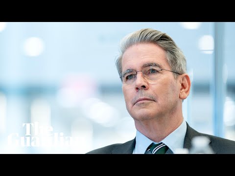 Scott Bessent attends a panel discussion at WEF in Davos – watch live