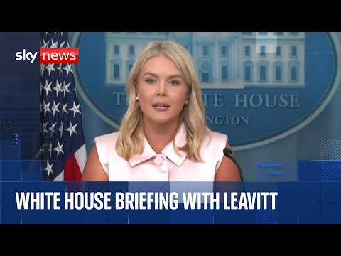 Donald Trump speaks at White House briefing