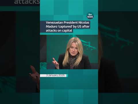 Venezuelan President Nicolas Maduro ‘captured’ by US after attacks on capital #itvnews #news