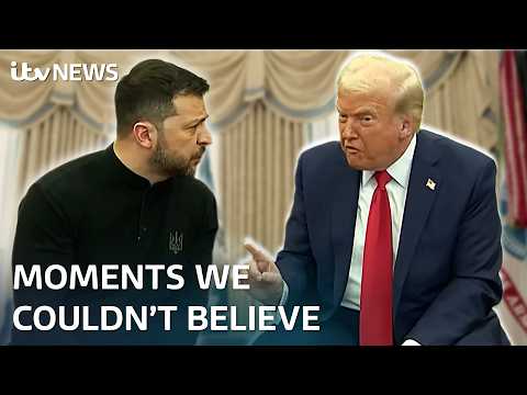 Watch five of the most shocking moments of Trump’s first year back in White House