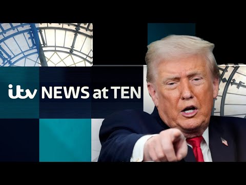 Watch ITV News at Ten LIVE – as Trump celebrates a year in power