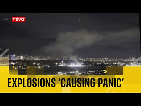 Venezuela: Explosions ‘causing a lot of panic’ in Caracas