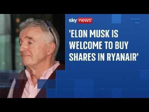 Ryanair CEO says Musk row has increased Ryanair website traffic