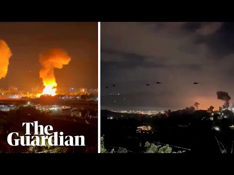 Aircraft fly low over Caracas as explosions hit Venezuelan capital