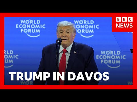 LIVE: Trump insists he ‘won’t use force’ to acquire Greenland in Davos speech | BBC News
