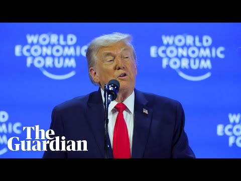 Donald Trump addresses world leaders at WEF in Davos – watch live