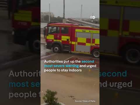 Malta battered by Storm Harry | DW News