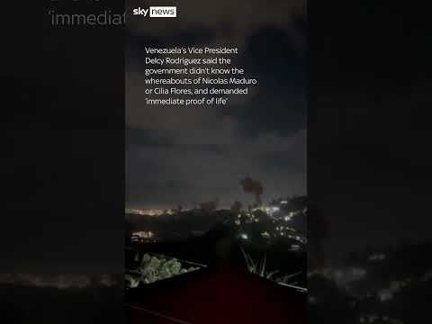 Helicopters seen over Venezuela as Trump says leader Maduro captured