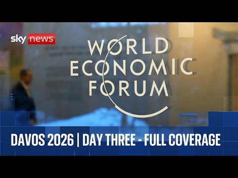 Donald Trump hosts Board of Peace panel at Davos | Sky News coverage