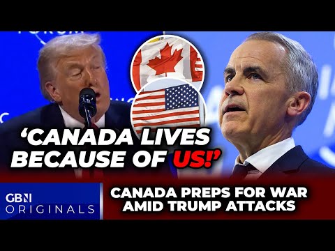 ‘Canada lives because of US – Remember!’ Trump launches SCATHING attack as Carney preps for invasion