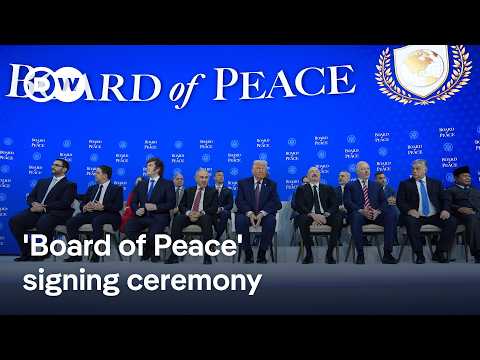 LIVE: US President Trump hosts ‘Board of Peace’ signing ceremony | DW News