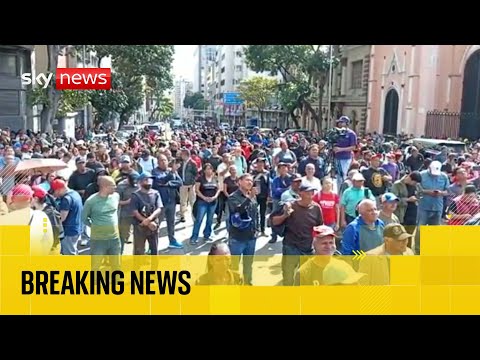 On the ground in Caracas as supporters of Maduro gather after he was ‘captured’ by US