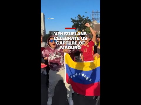 Venezuelans abroad celebrate US capture of Maduro