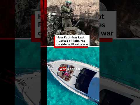 How Putin has kept Russia’s billionaires on side in Ukraine war. #VladimirPutin #Russia #BBCNews