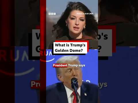 What is Donald Trump’s Golden Dome? #GoldenDome #Greenland #BBCNews