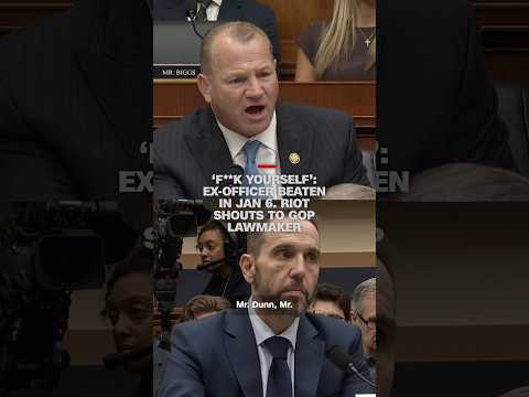 ‘F**k yourself’: Ex-officer beaten in Jan 6. riot shouts to GOP lawmaker