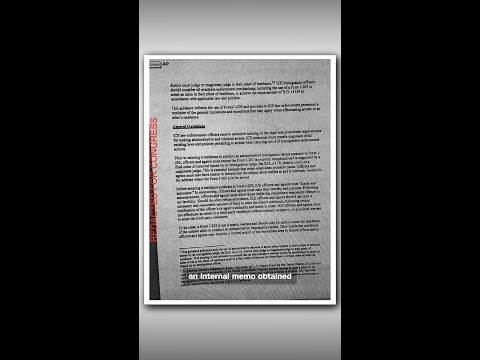 ICE agents can enter homes without judge’s warrant, memo says