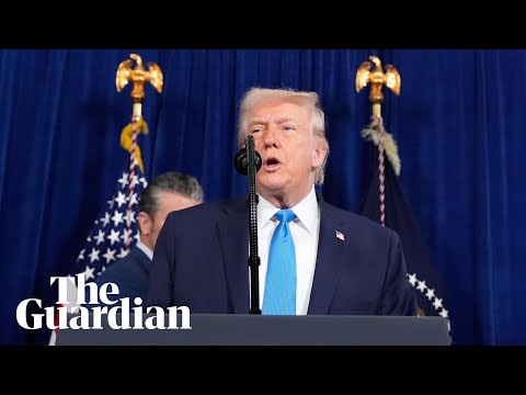 Trump holds press conference after US strikes on Venezuela and Maduro ‘capture’ – watch live