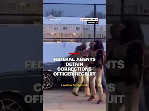 Federal agents detain corrections officer recruit