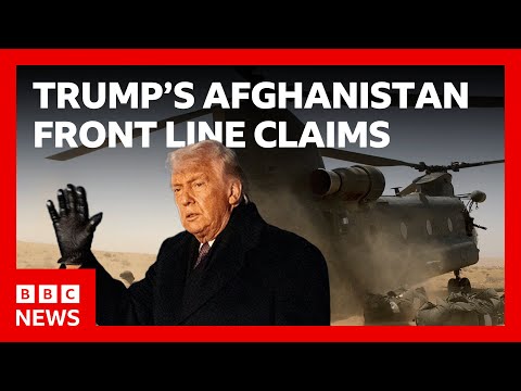 Donald Trump’s claims about Nato troops in Afghanistan criticised | BBC News