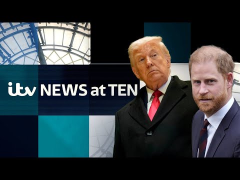 Watch ITV News at Ten LIVE  – as Prince Harry hits out at Trump’s remarks on Afghanistan